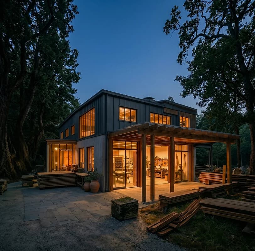 Koçak Garden bahçe ve ev görünümü